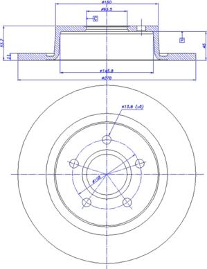 CAR 142.226 - Спирачен диск vvparts.bg