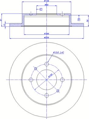 CAR 142.271 - Спирачен диск vvparts.bg