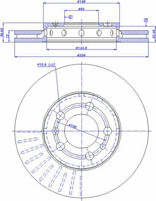 CAR 142.746 - Спирачен диск vvparts.bg