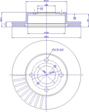 CAR 142.768 - Спирачен диск vvparts.bg