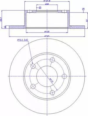 CAR 142.708 - Спирачен диск vvparts.bg