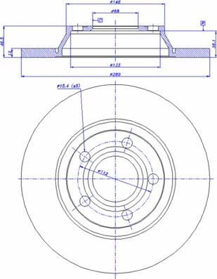 CAR 142.714 - Спирачен диск vvparts.bg