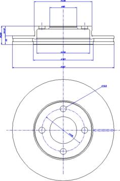 CAR 142.723 - Спирачен диск vvparts.bg