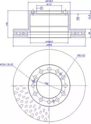 CAR 150.455 - Спирачен диск vvparts.bg