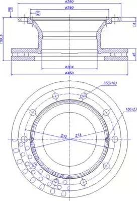 CAR 150.400 - Спирачен диск vvparts.bg