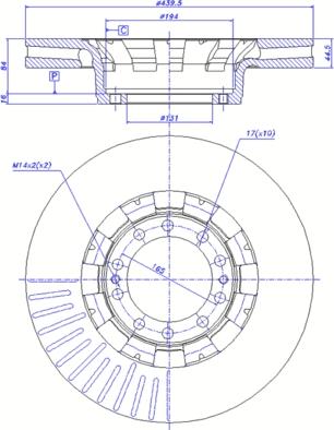 CAR 150.520 - Спирачен диск vvparts.bg