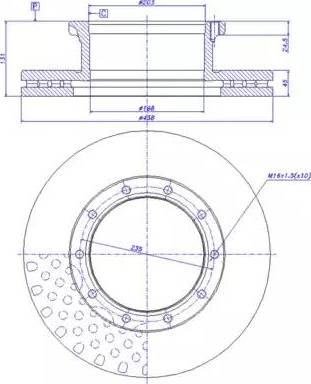 CAR 150.600 - Спирачен диск vvparts.bg