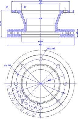 CAR 150.083 - Спирачен диск vvparts.bg