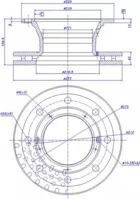 CAR 150.376 - Спирачен диск vvparts.bg