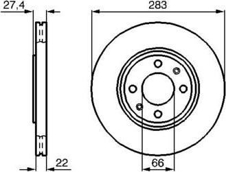 Delphi BG690 - Спирачен диск vvparts.bg