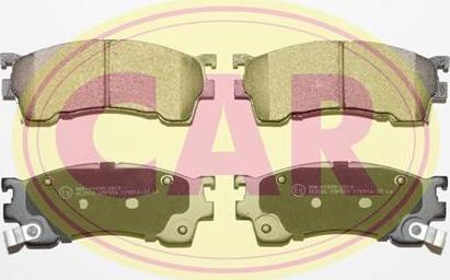 CAR PNT955 - Комплект спирачно феродо, дискови спирачки vvparts.bg