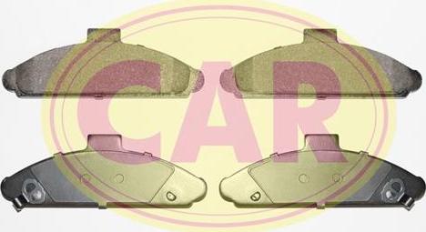 CAR PNT975 - Комплект спирачно феродо, дискови спирачки vvparts.bg