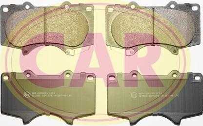 CAR PNT9731 - Комплект спирачно феродо, дискови спирачки vvparts.bg