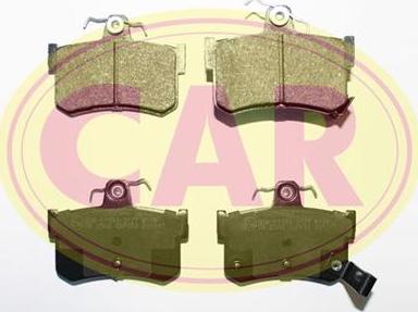 CAR PNT456 - Комплект спирачно феродо, дискови спирачки vvparts.bg