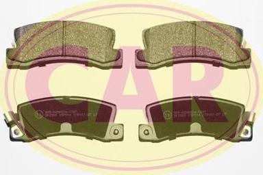 CAR PNT415 - Комплект спирачно феродо, дискови спирачки vvparts.bg