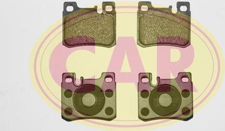 CAR PNT584 - Комплект спирачно феродо, дискови спирачки vvparts.bg