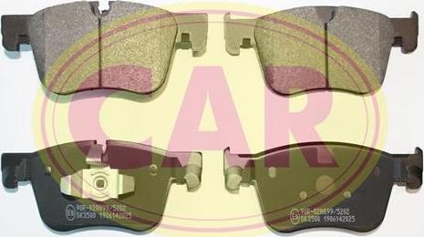 CAR PNT5202 - Комплект спирачно феродо, дискови спирачки vvparts.bg