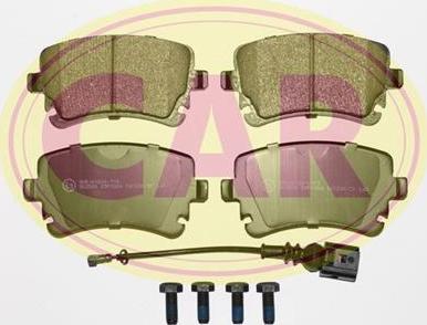 CAR PNT6021 - Комплект спирачно феродо, дискови спирачки vvparts.bg