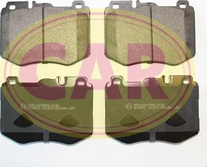 CAR PNT6302 - Комплект спирачно феродо, дискови спирачки vvparts.bg