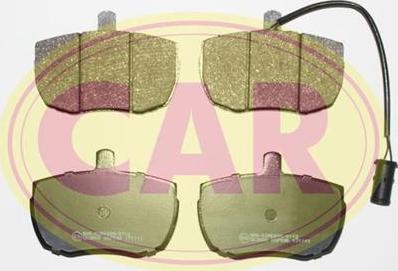CAR PNT095 - Комплект спирачно феродо, дискови спирачки vvparts.bg
