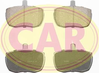 CAR PNT041 - Комплект спирачно феродо, дискови спирачки vvparts.bg