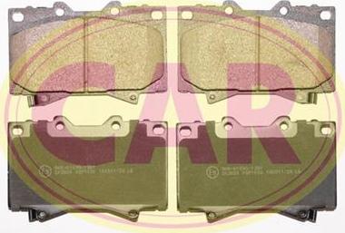 CAR PNT0501 - Комплект спирачно феродо, дискови спирачки vvparts.bg