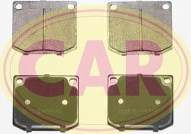 CAR PNT051 - Комплект спирачно феродо, дискови спирачки vvparts.bg