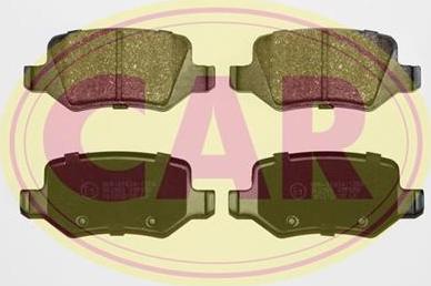 CAR PNT058 - Комплект спирачно феродо, дискови спирачки vvparts.bg