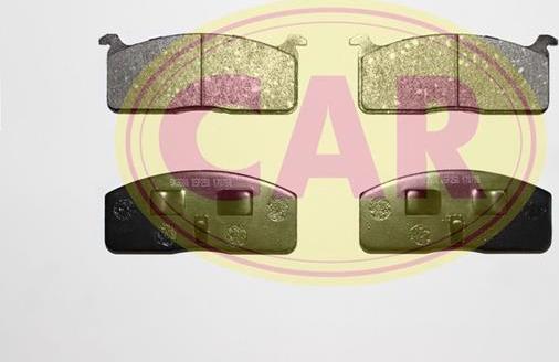 CAR PNT052 - Комплект спирачно феродо, дискови спирачки vvparts.bg