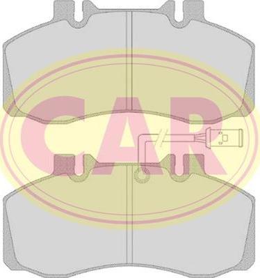 CAR PNT067 - Комплект спирачно феродо, дискови спирачки vvparts.bg