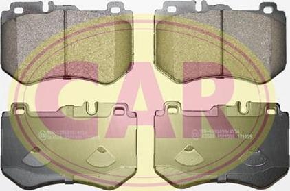 CAR PNT0891 - Комплект спирачно феродо, дискови спирачки vvparts.bg