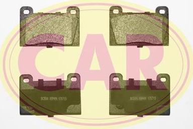 CAR PNT194 - Комплект спирачно феродо, дискови спирачки vvparts.bg
