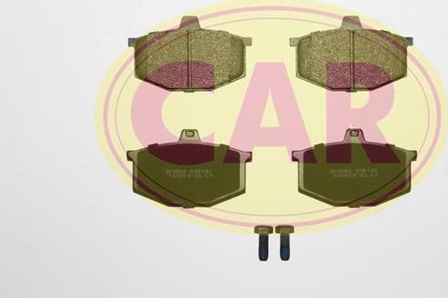 CAR PNT151 - Комплект спирачно феродо, дискови спирачки vvparts.bg