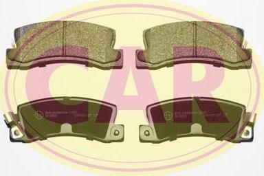 CAR PNT160 - Комплект спирачно феродо, дискови спирачки vvparts.bg