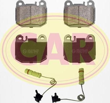 CAR PNT109A - Комплект спирачно феродо, дискови спирачки vvparts.bg