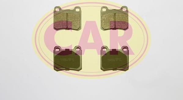 CAR PNT181 - Комплект спирачно феродо, дискови спирачки vvparts.bg