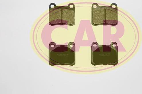 CAR PNT851 - Комплект спирачно феродо, дискови спирачки vvparts.bg