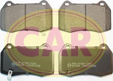 CAR PNT8531 - Комплект спирачно феродо, дискови спирачки vvparts.bg