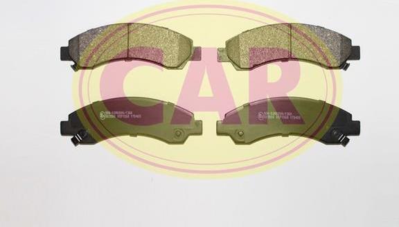 CAR PNT8651 - Комплект спирачно феродо, дискови спирачки vvparts.bg