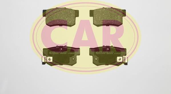 CAR PNT805 - Комплект спирачно феродо, дискови спирачки vvparts.bg