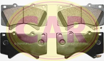 CAR PNT8141 - Комплект спирачно феродо, дискови спирачки vvparts.bg