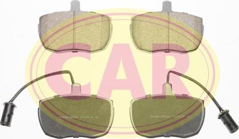 CAR PNT334 - Комплект спирачно феродо, дискови спирачки vvparts.bg