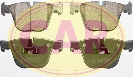 CAR PNT3741 - Комплект спирачно феродо, дискови спирачки vvparts.bg