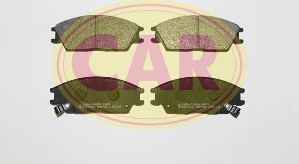 CAR PNT245 - Комплект спирачно феродо, дискови спирачки vvparts.bg