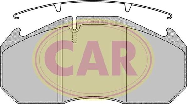 CAR PNT2611 - Комплект спирачно феродо, дискови спирачки vvparts.bg