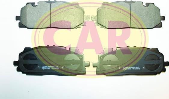 CAR PNT2012 - Комплект спирачно феродо, дискови спирачки vvparts.bg