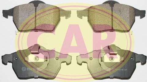 CAR PNT218 - Комплект спирачно феродо, дискови спирачки vvparts.bg