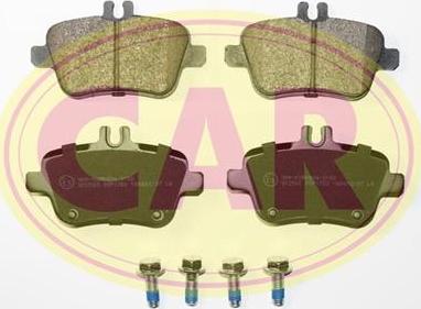 CAR PNT2871 - Комплект спирачно феродо, дискови спирачки vvparts.bg