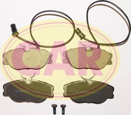 CAR PNT230 - Комплект спирачно феродо, дискови спирачки vvparts.bg