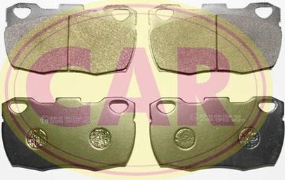 CAR PNT233 - Комплект спирачно феродо, дискови спирачки vvparts.bg